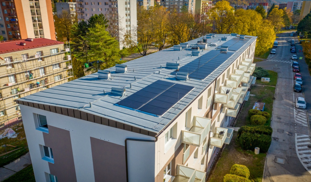 Pri obnove bytového domu sa využili najnovšie technológie